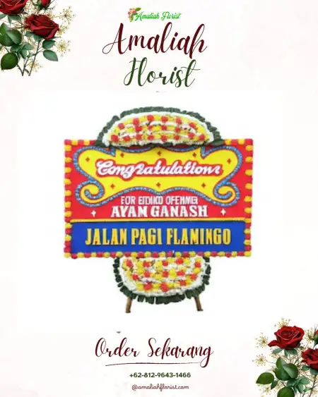 Sewa Papan Bunga Hotel Mulia Senayan Jakarta